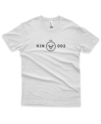 Camiseta Branca  Kin 002 - Vento Lunar Branco - Kin 2