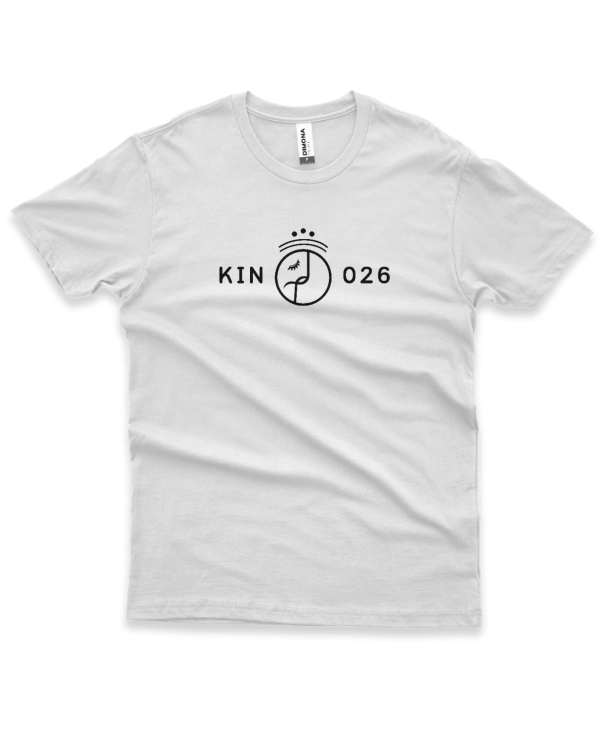 Camiseta Branca Kin 026 - Enlaçador de Mundos Cósmico