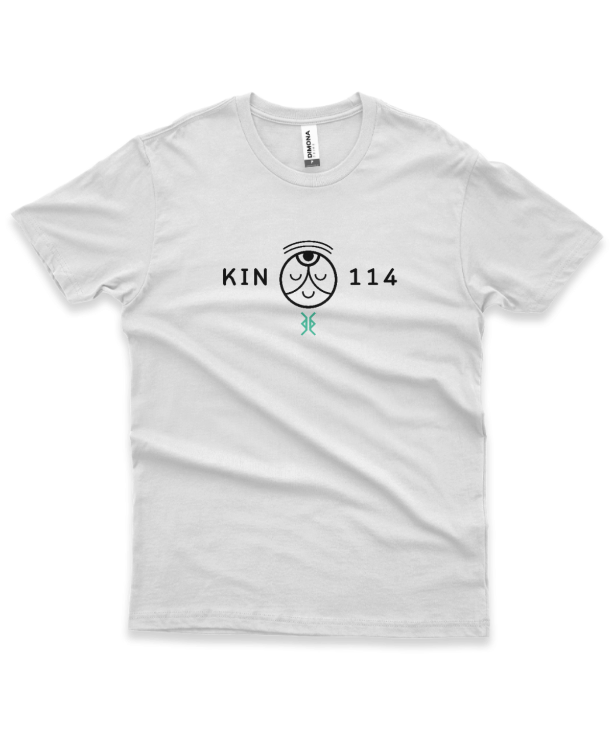 Camiseta Branca Kin 114 - Mago Planetário Branco