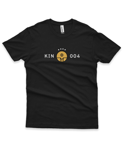 Camiseta Preta Kin 004 - Semente Autoexistente Amarela