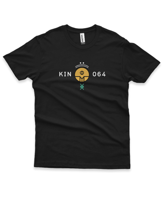 Camiseta Preta Kin 064 - Semente Cristal Amarela