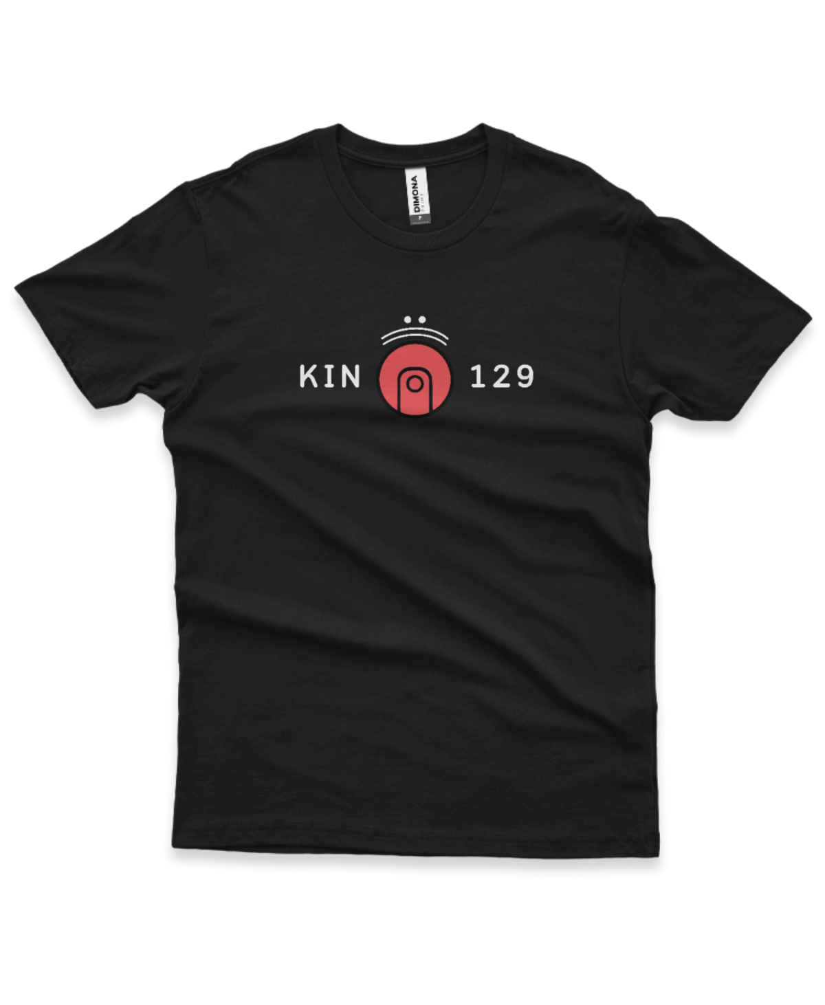 Camiseta Preta Kin 129 - Lua Cristal Vermelha