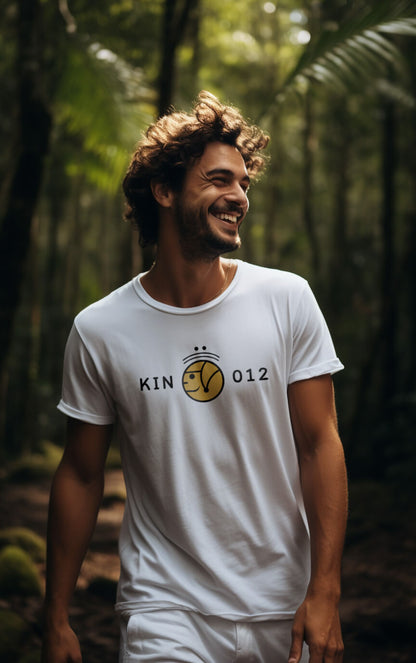 Camiseta Branca Kin 012 - Humano Cristal Amarelo