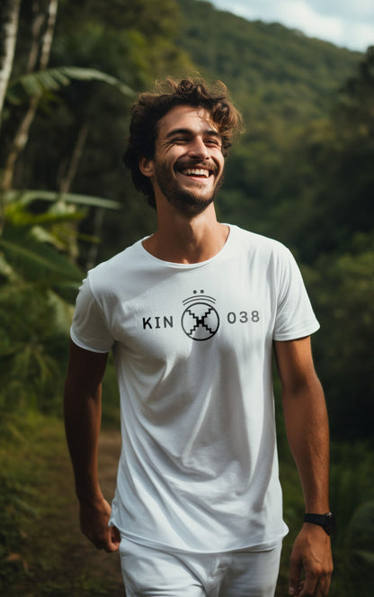 Camiseta Branca Kin 038 - Espelho Cristal Branco