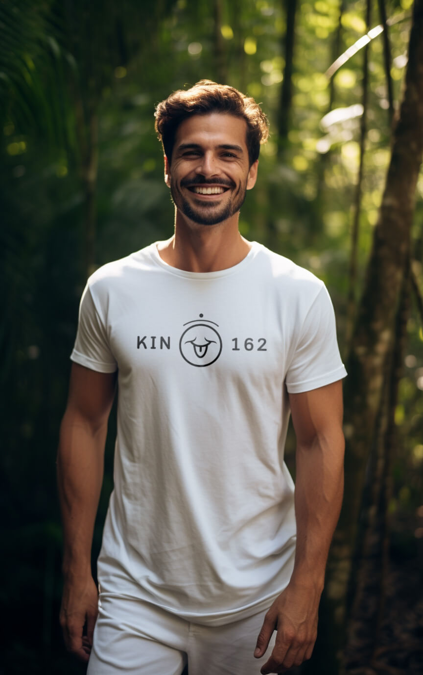 Camiseta Branca Kin 162 - Vento Rítmico Branco