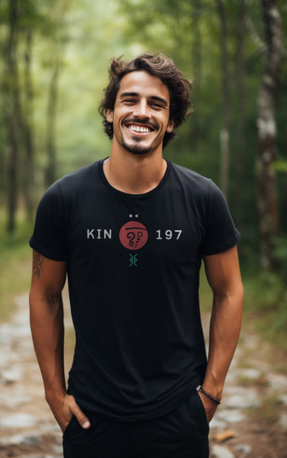 Camiseta Preta Kin 197 - Terra Lunar Vermelha