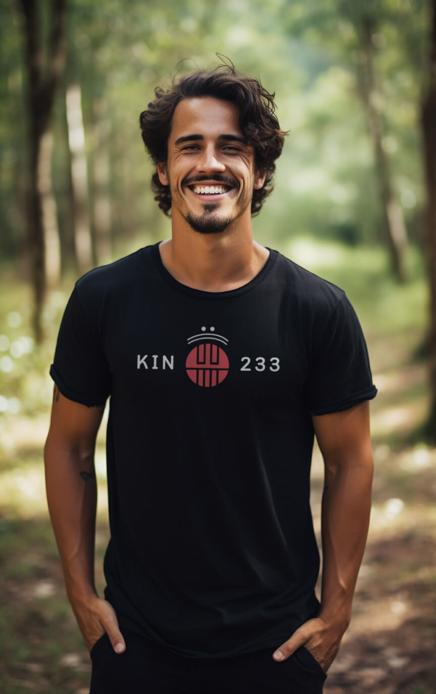 Camiseta Preta Kin 233 - Caminhante do Céu Cristal