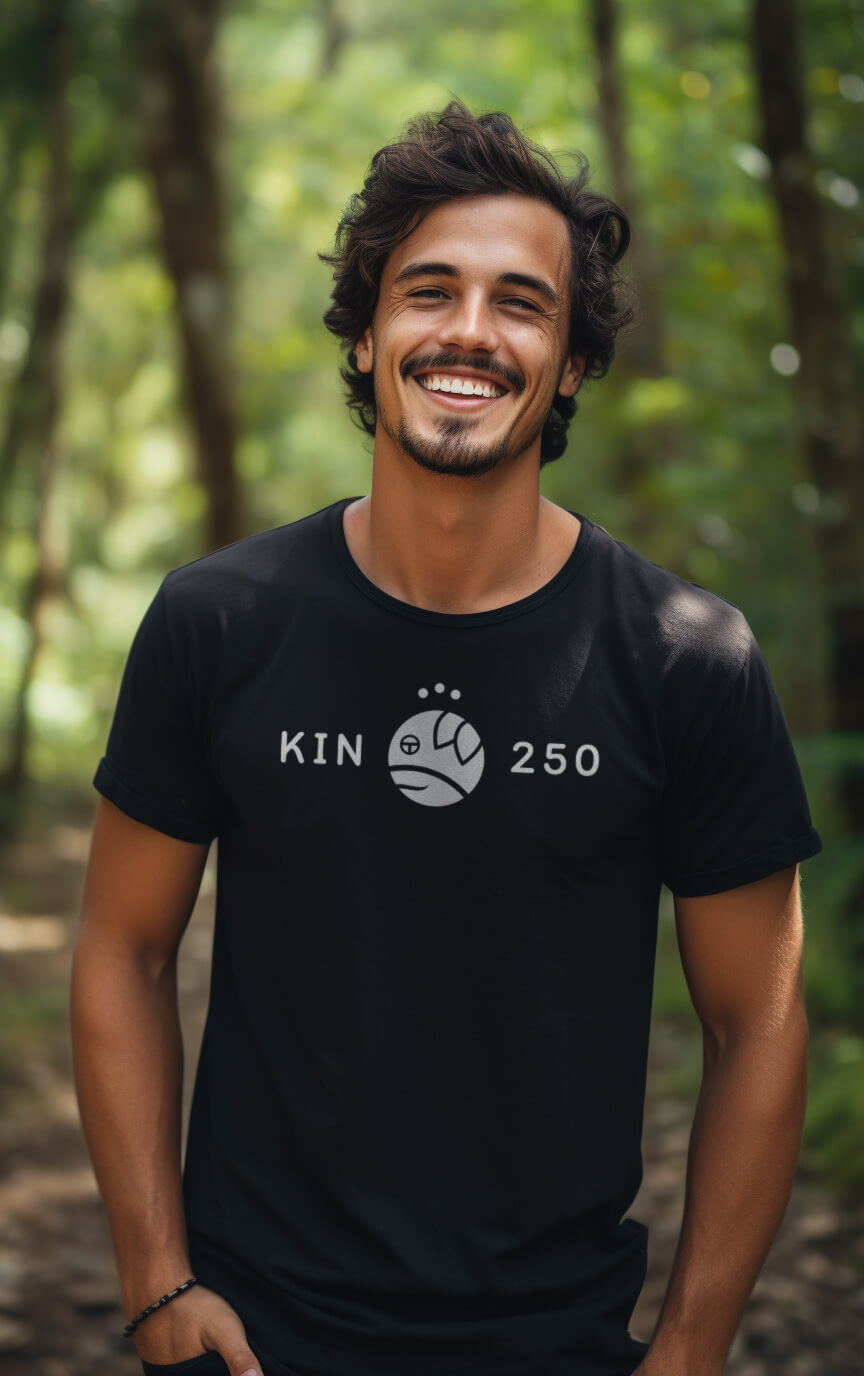 Camiseta Preta Kin 250 - Cachorro Elétrico Branco